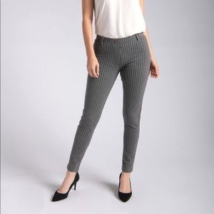 Betabrand dress pant yoga pants skinny gray